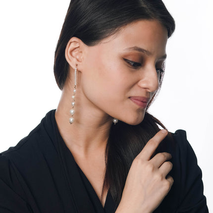 Dainty Drop Pearl Earrings - HASHTACK