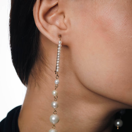 Dainty Drop Pearl Earrings - HASHTACK