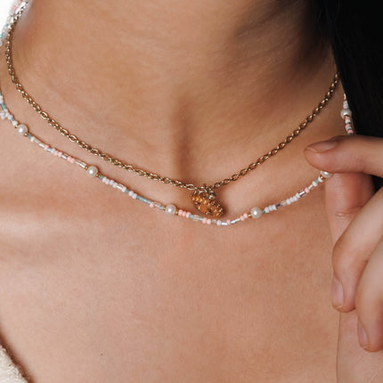 Watchful Charm Layered Necklace - HASHTACK