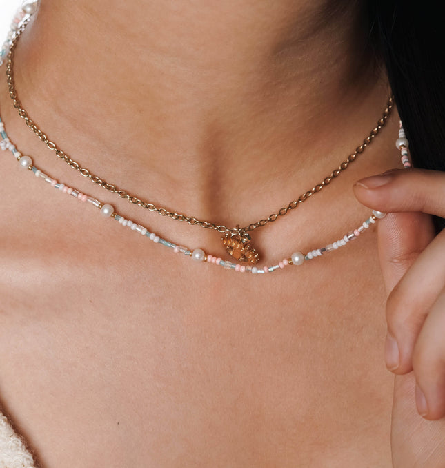 Watchful Charm Layered Necklace - HASHTACK