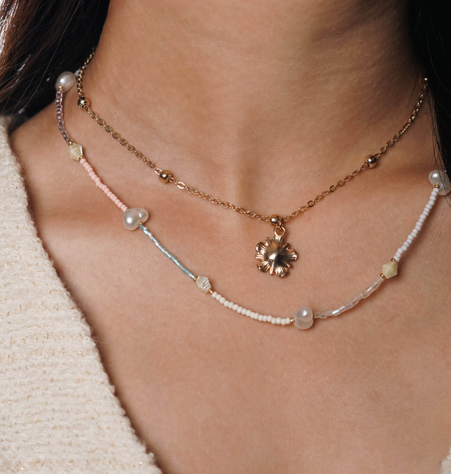 Double Delight Layered Necklace - HASHTACK