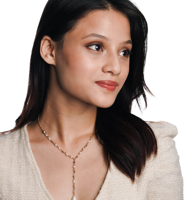 Shimmer Drop Necklace - HASHTACK