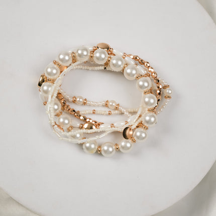 Pearl Garden Multi-Strand Bracelet Set