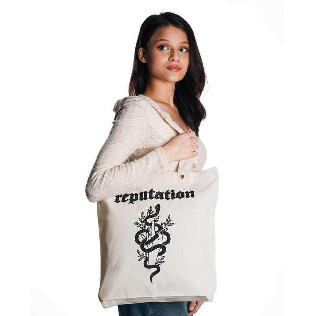 Reputation Canvas Tote Bag - HASHTACK