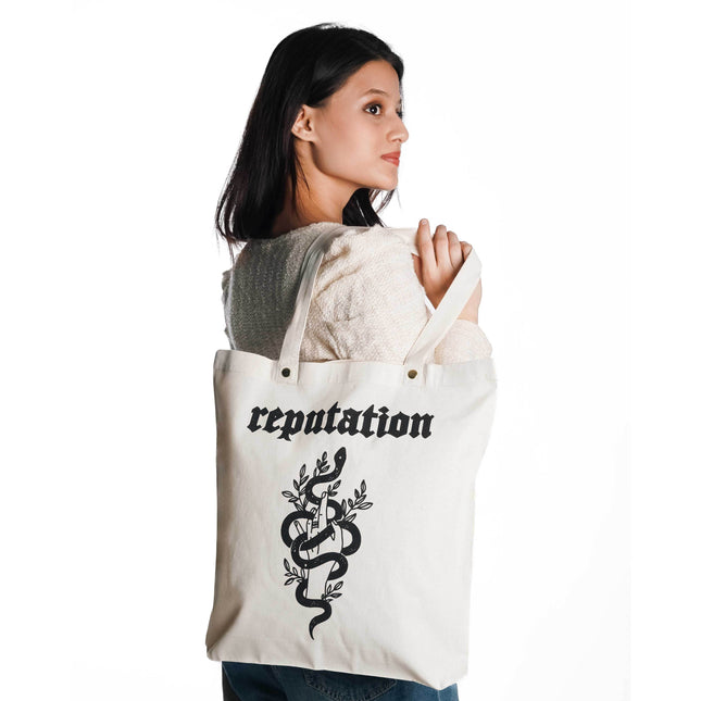 Reputation Canvas Tote Bag - HASHTACK