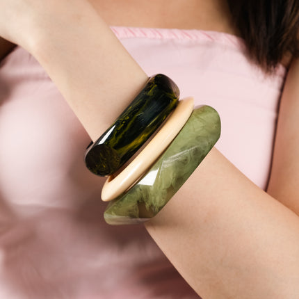 Olive Reverie Bangles