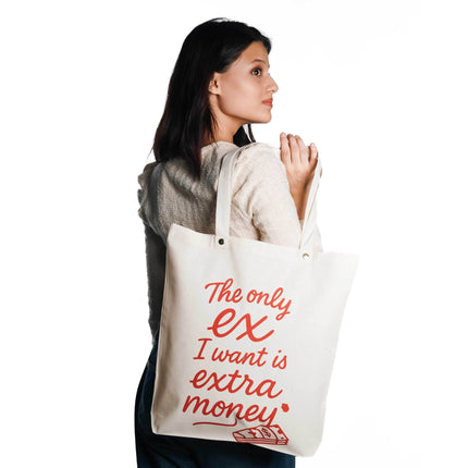 The Only Ex I Want Canvas Tote Bag - HASHTACK