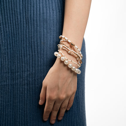 Pearl Garden Multi-Strand Bracelet Set
