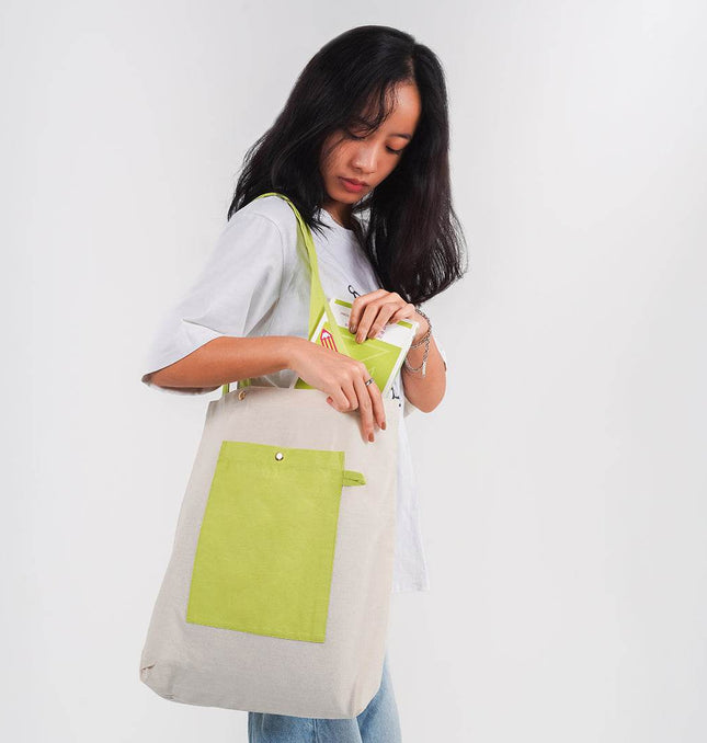 Eco Carry Canvas Tote Bag - HASHTACK