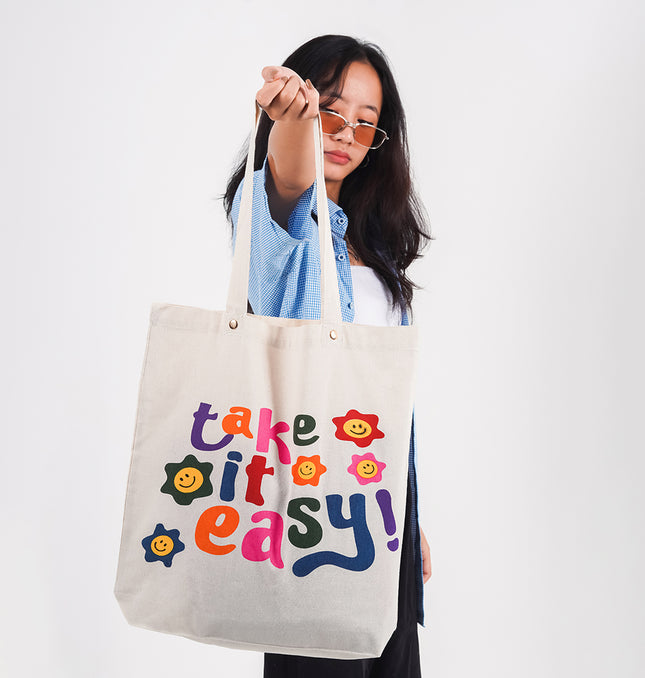 Take It Easy Canvas Tote Bag