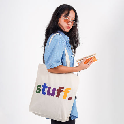 Stuff Canvas Tote Bag