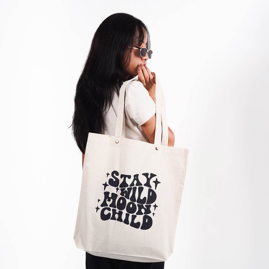 Get your Stay Wild Moon Child Tote Bag Affordable Stylish Tote