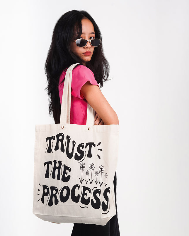 Trust The Process Canvas Tote Bag