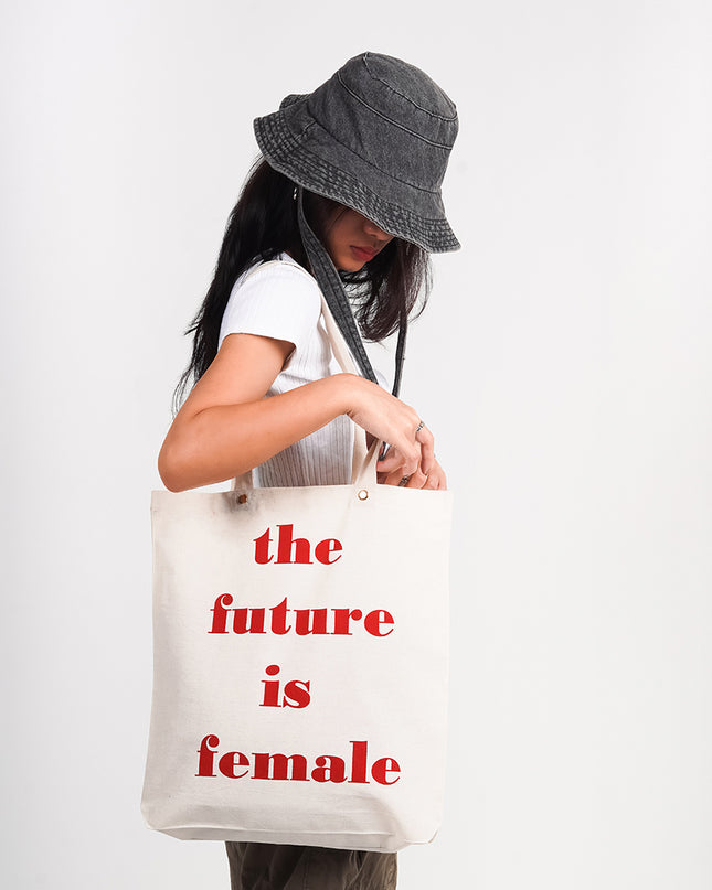 The Future Is Female Canvas Tote Bag