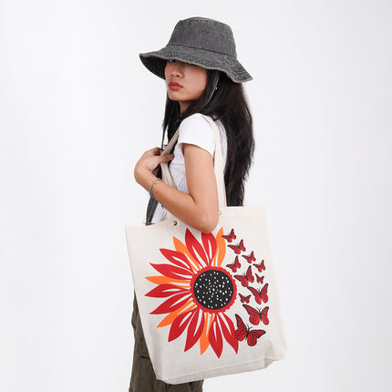 Sunflower Canvas Tote Bag