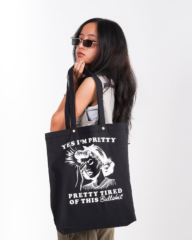 Yes I'm Pretty Canvas Tote Bag