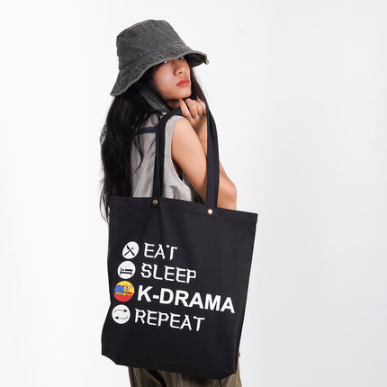 K-Drama Canvas Tote Bag