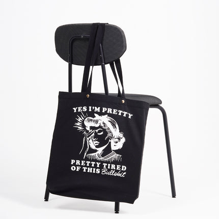 Yes I'm Pretty Canvas Tote Bag