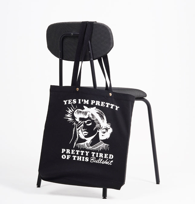 Yes I'm Pretty Canvas Tote Bag