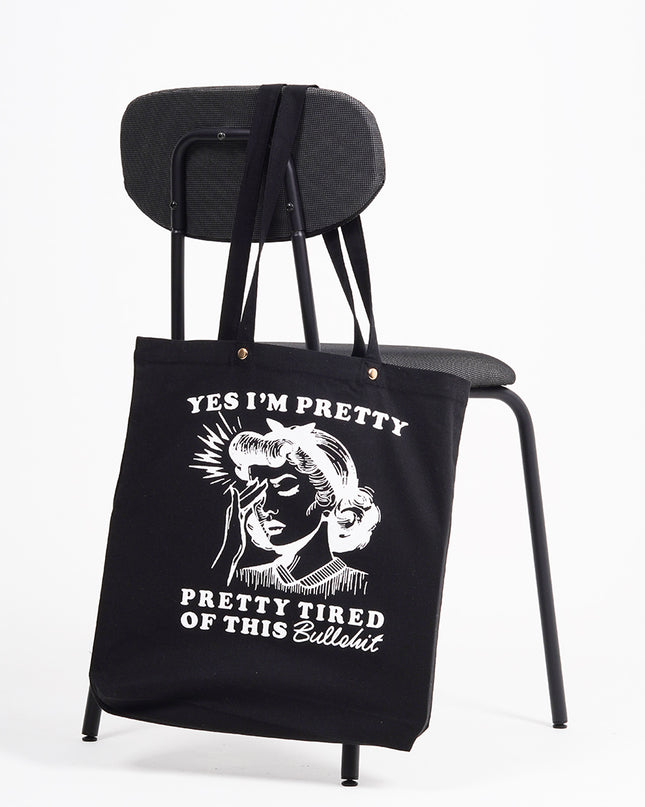 Yes I'm Pretty Canvas Tote Bag