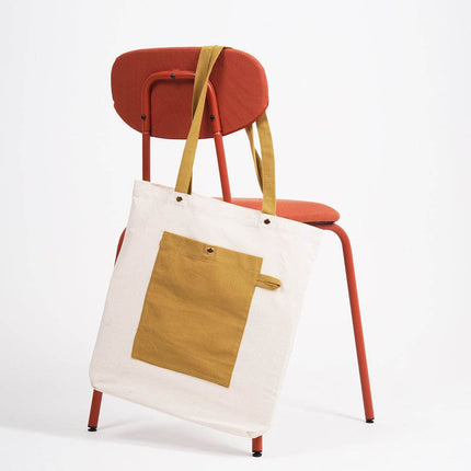 Sandy Canvas Tote Bag - HASHTACK