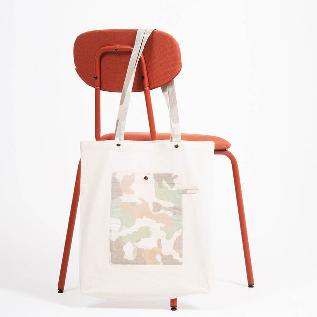 Army Chic Canvas Tote Bag - HASHTACK