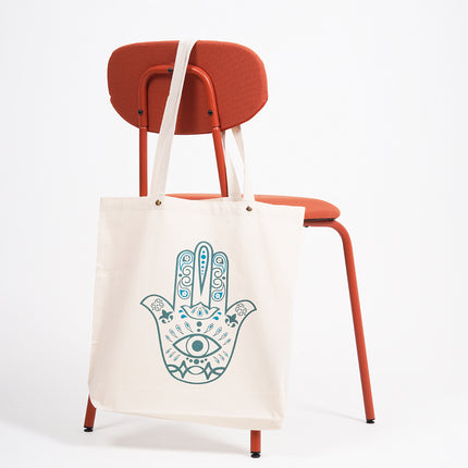 Palm Evil Eye Tote Bag