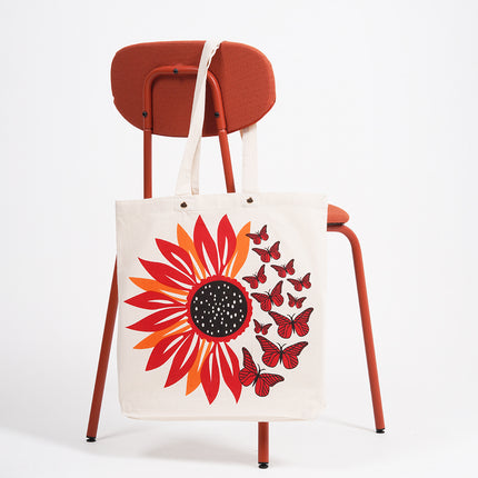 Sunflower Canvas Tote Bag