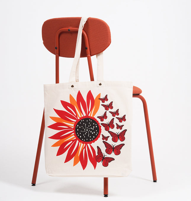 Sunflower Canvas Tote Bag