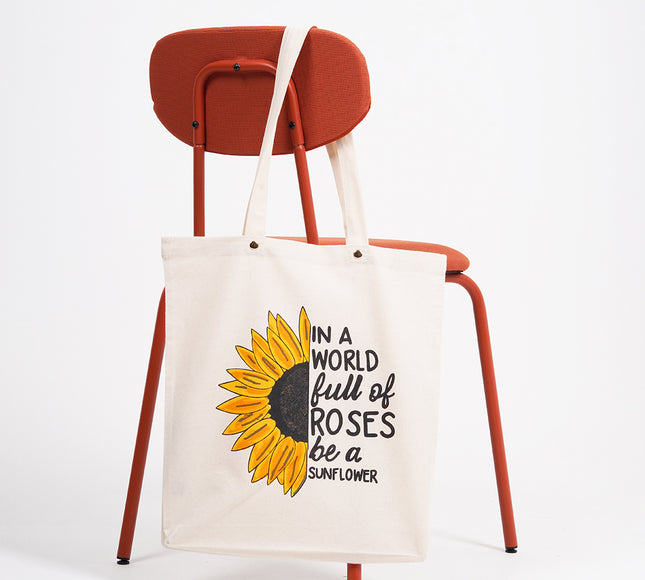 In A Wolrd Full of Roses Canvas Tote Bag
