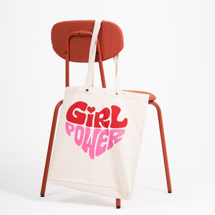 Girl Power Canvas Tote Bag