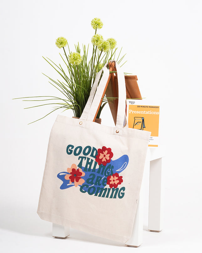 Good Things Are Coming Canvas Tote Bag