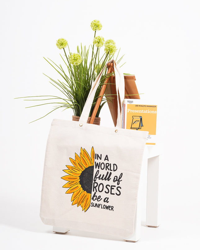 In A Wolrd Full of Roses Canvas Tote Bag