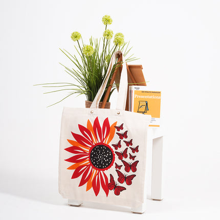 Sunflower Canvas Tote Bag