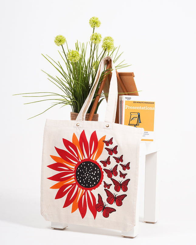 Sunflower Canvas Tote Bag