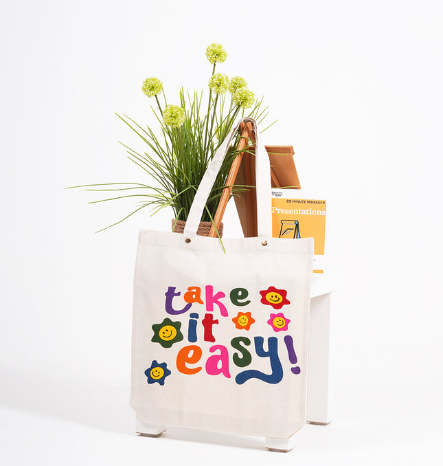 Take It Easy Canvas Tote Bag