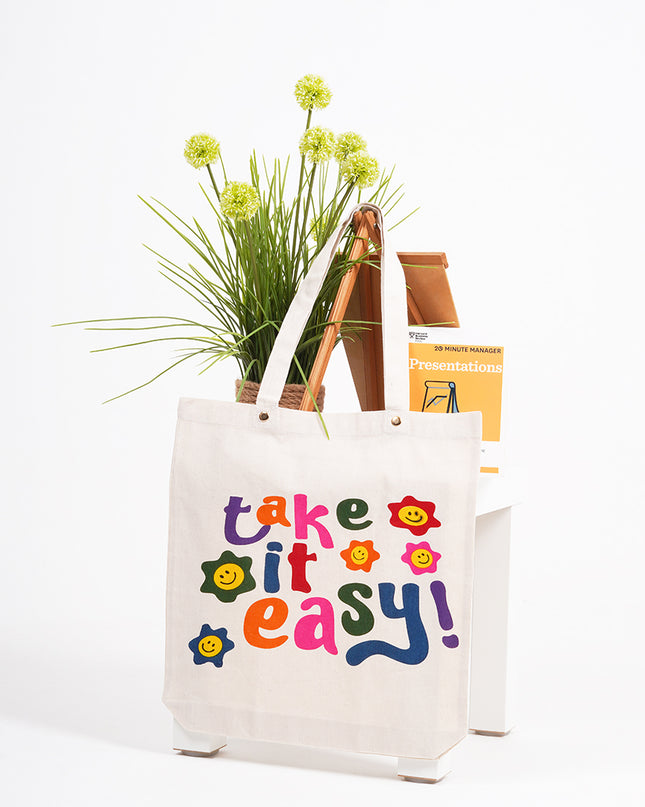 Take It Easy Canvas Tote Bag