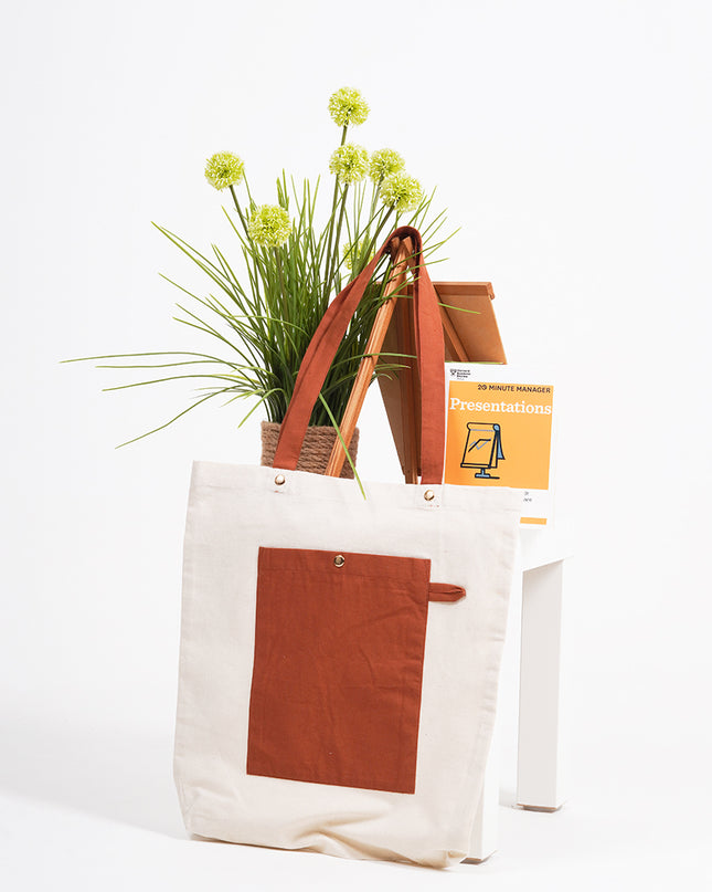 Cocoa Canvas Tote Bag