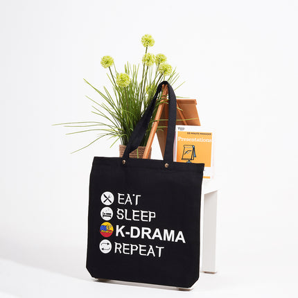 K-Drama Canvas Tote Bag