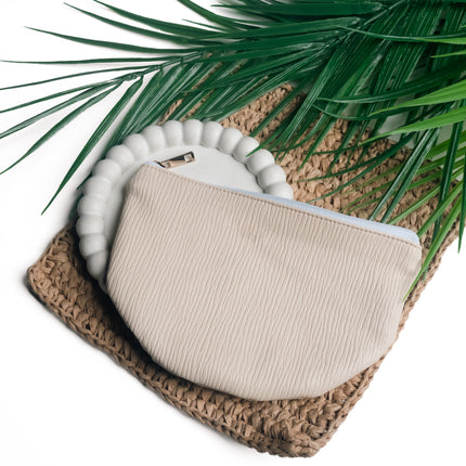 Classic Beige Pouch for Women – Stylish Everyday Essential