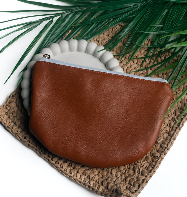 Classic Brown Leather Pouch