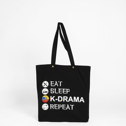 K-Drama Canvas Tote Bag