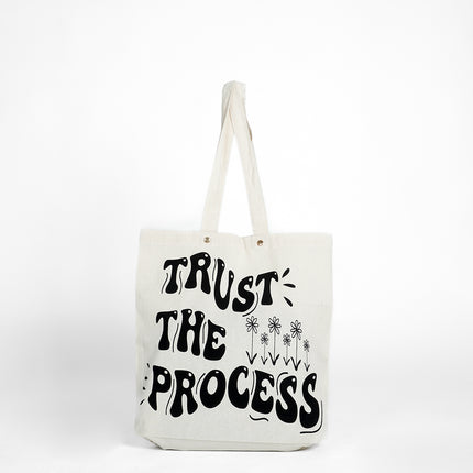 Trust The Process Canvas Tote Bag