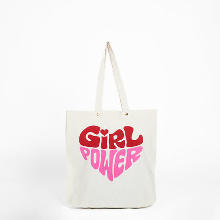 Girl Power Canvas Tote Bag