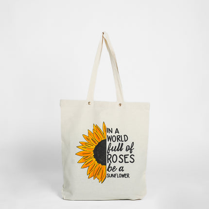 In A Wolrd Full of Roses Canvas Tote Bag