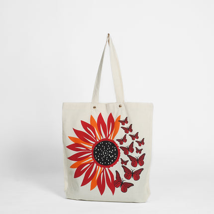 Sunflower Canvas Tote Bag