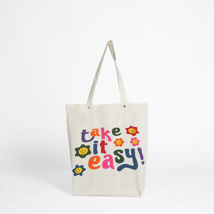 Take It Easy Canvas Tote Bag