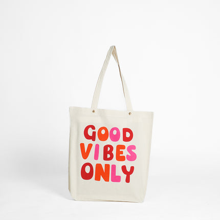 Good Vibes Only Canvas Tote Bag