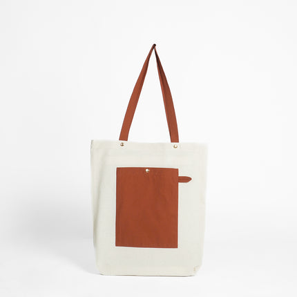 Cocoa Canvas Tote Bag