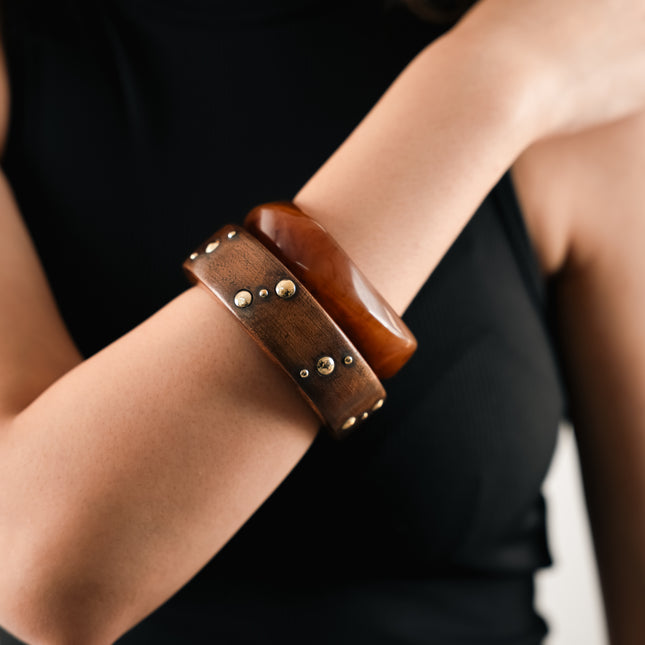 Wildwood Statement Wooden bangles
